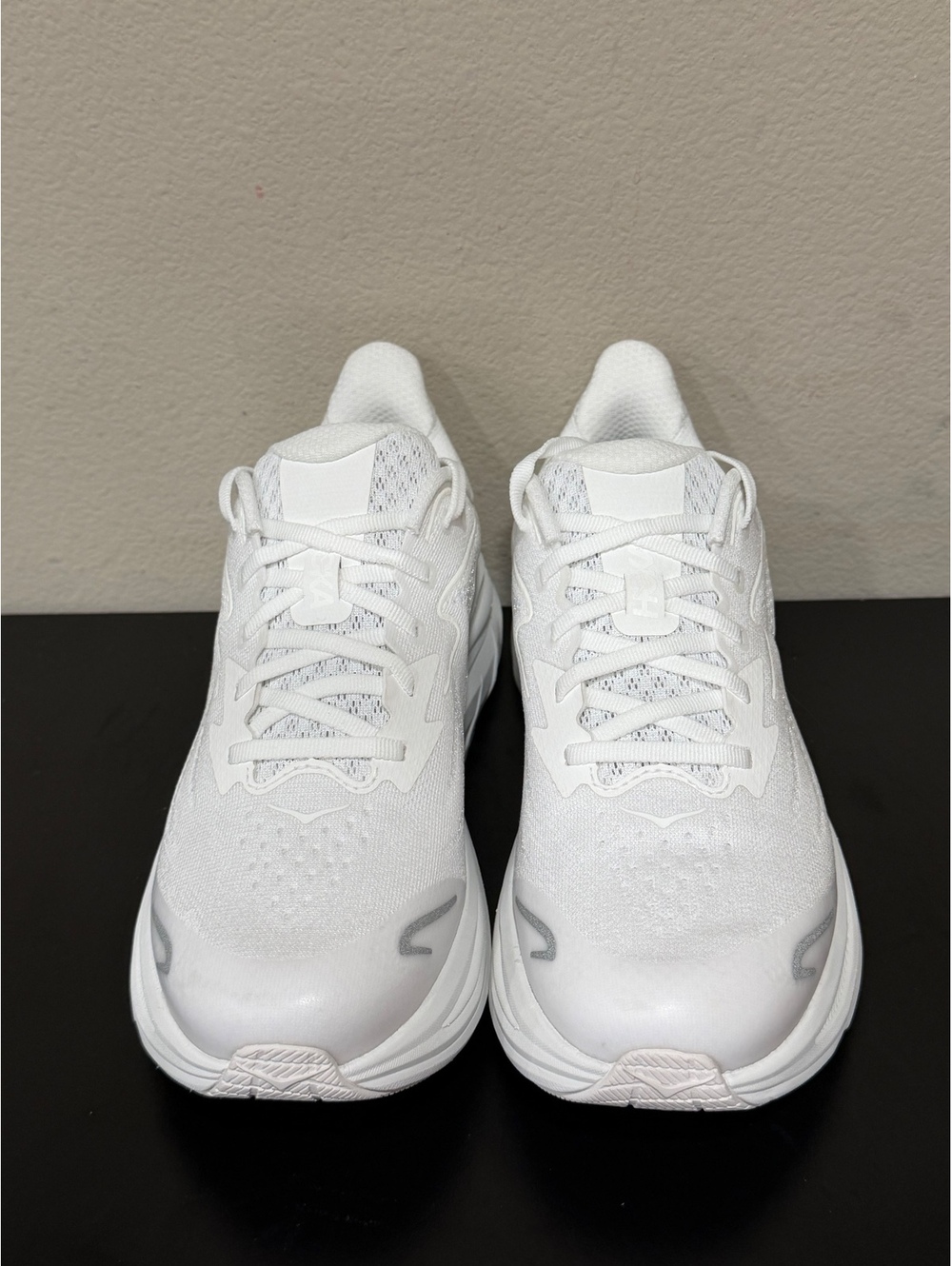 Size 6.5Y/8 Women’s Wide - Hoka Clifton 10 GS “Triple White” - Picture 3 of 6